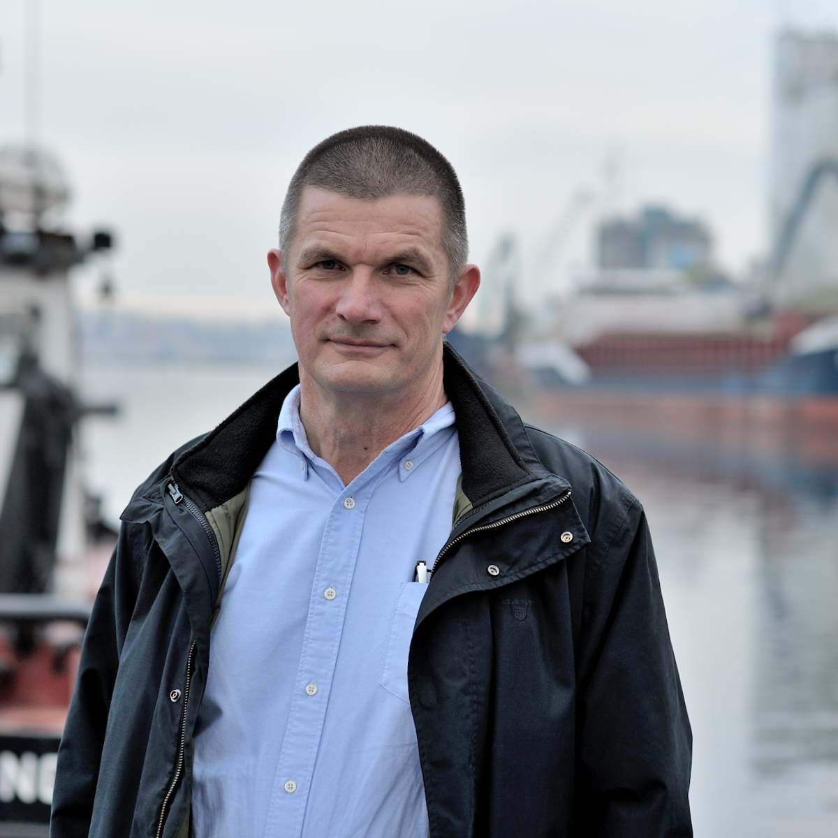 Kjeld Kjeldsen, formand for Kolding Havn. Havnen bliver en del af bylivet med caféer, kontorer og butikker