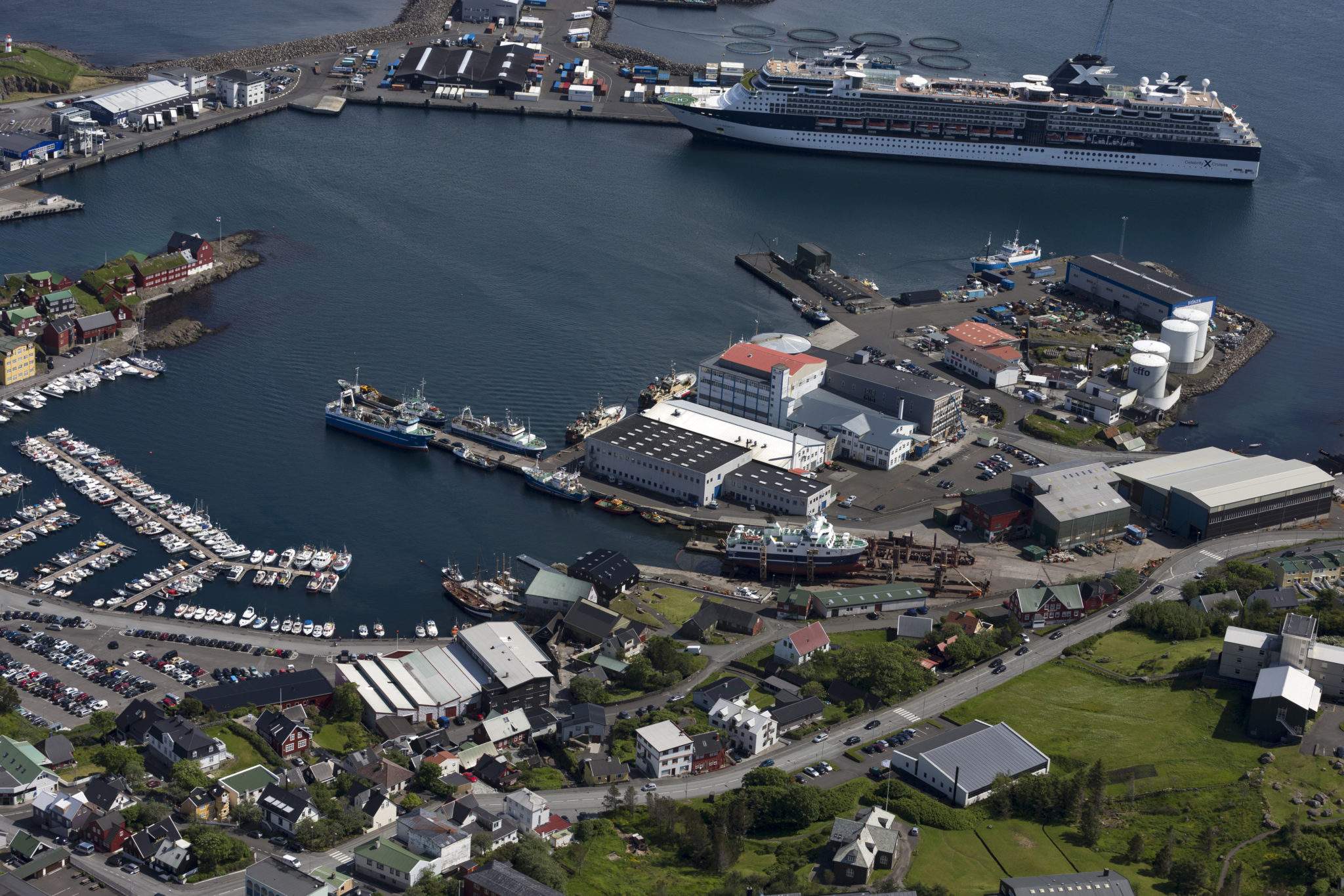 Luftfoto Thorshavn
